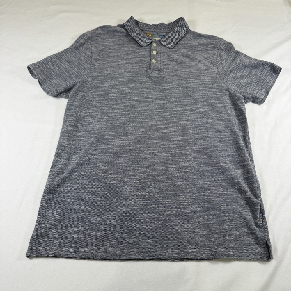 Colours Alexander Julian Polo Shirt Men Large Gray Golf Business Preppy Travel